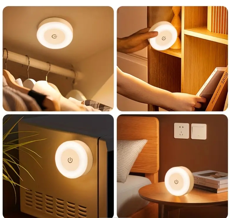 چراغ خواب LED قابل تنظیم، با ۳ گزینه رنگ کد 3020 (51-12-65)