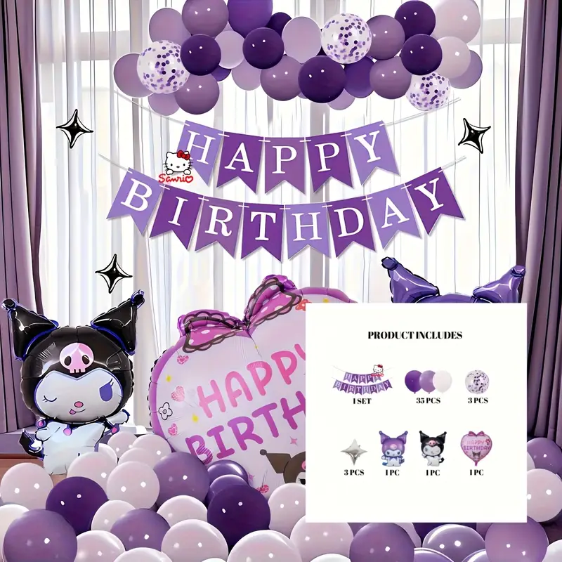ست تزئینات تولد سانریو (SANRIO) کد 3060 (23.41)