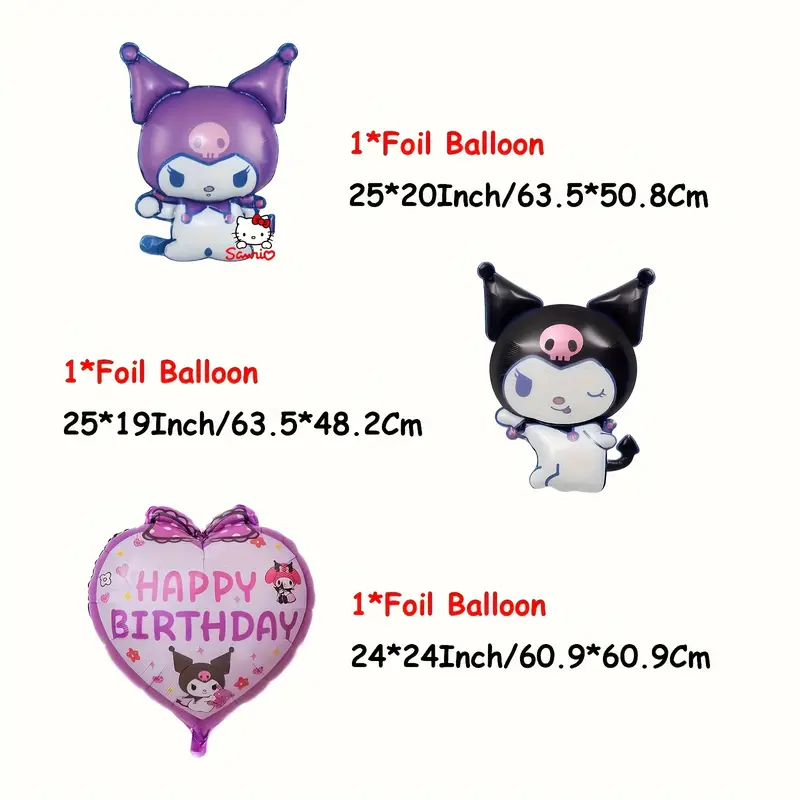 ست تزئینات تولد سانریو (SANRIO) کد 3060 (23.41)