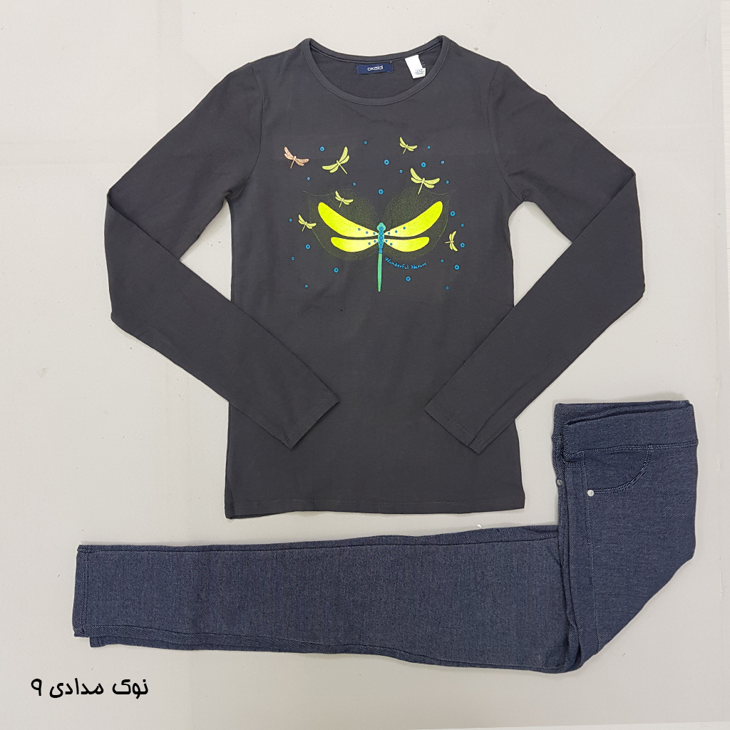 ست دخترانه 28980 سایز 3 تا 14 سال مارک OKAIDI