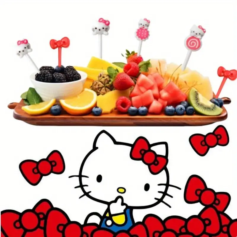 مجموعه 8 عددی چنگال‌های میوه‌ای کیتی برند سانریو (SANRIO) کد 3122 (25-4.87-14)