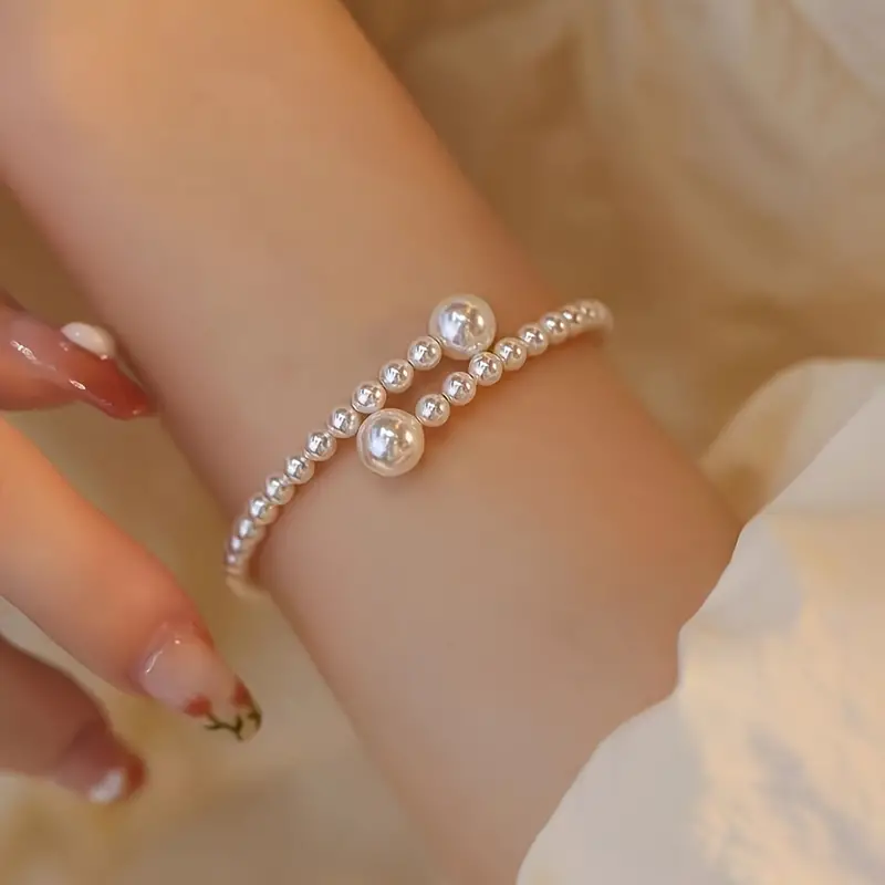 دستبند مروارید زنانه کد 3156 (62 4.23 100)
