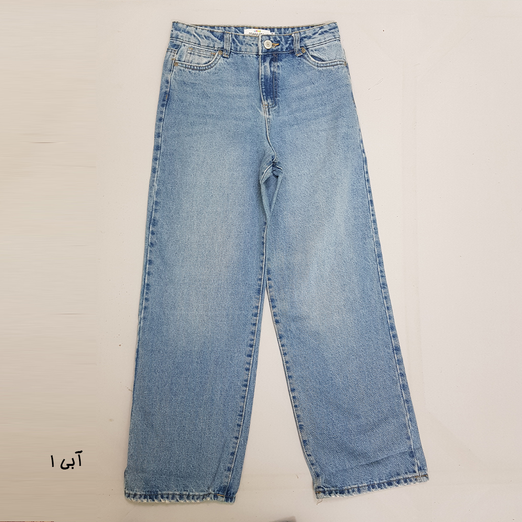 شلوار جینز دخترانه 28462 سایز 7 تا 16 سال کد 9   *