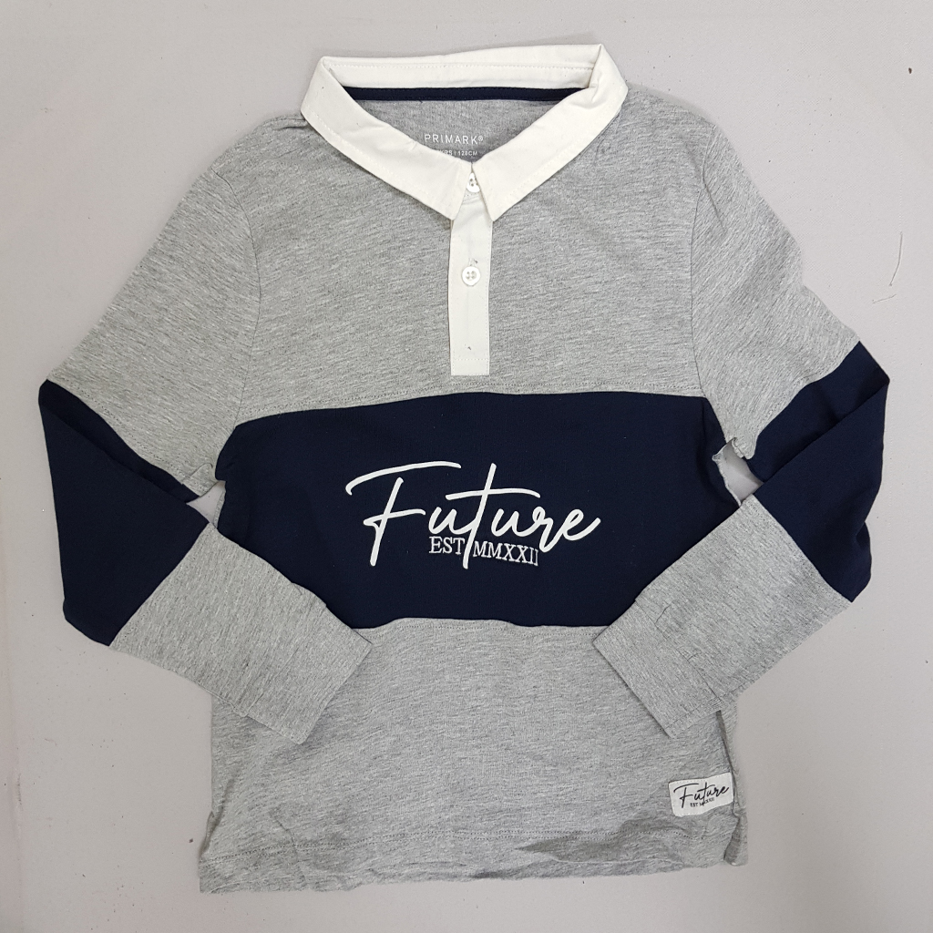 بلوز یقه دار پسرانه 29028 سایز 7 تا 13 سال مارک PRIMARK