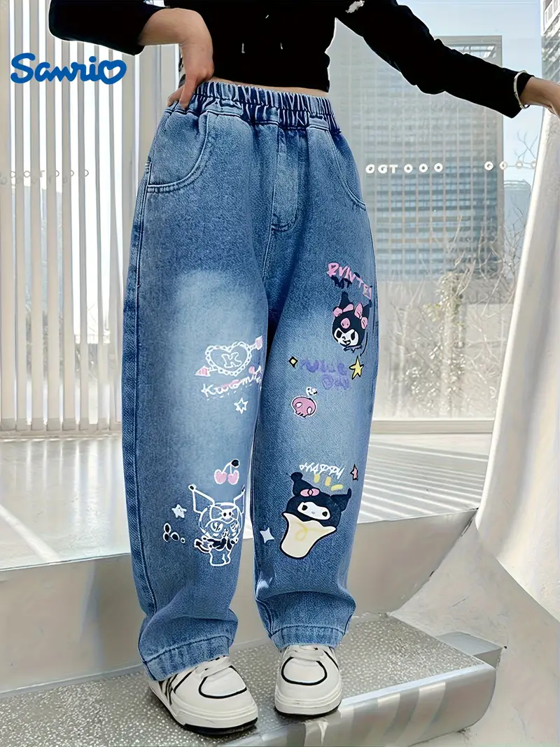 شلوار جینز دخترانه برند (Sanrio) کد 3468 (45 23.53 500)
