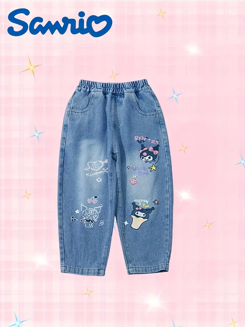شلوار جینز دخترانه برند (Sanrio) کد 3468 (45 23.53 500)