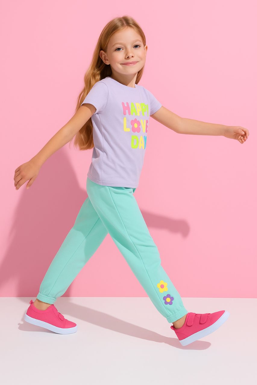 شلوار دخترانه 29102 سایز 3 تا 10 سال مارک SINSAY