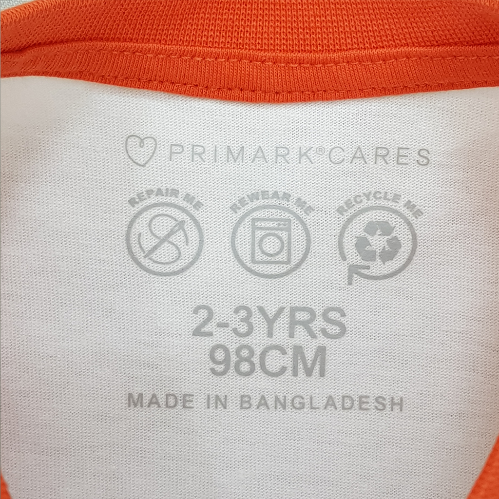 بلوز پسرانه 29117 سایز 2 تا 8 سال کد 2 مارک PRIMARK
