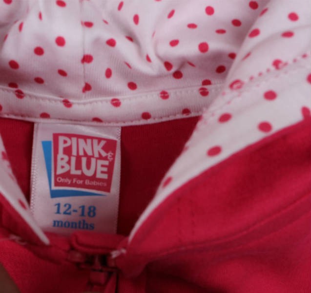 ست سویشرت شلوار دخترانه 16593 سایز 3 تا 24 ماه مارک PINK BLUE