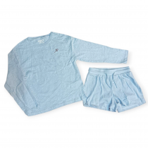 ست بلوز آستین بلند و شورتک برند اروپایی کد 2205617