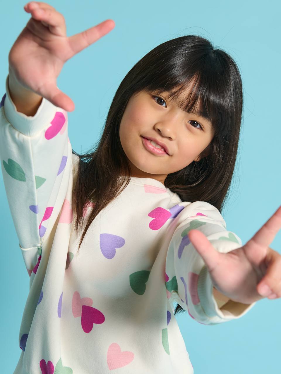 پلیور دخترانه 29075 سایز 3 تا 10 سال مارک SINSAY   *