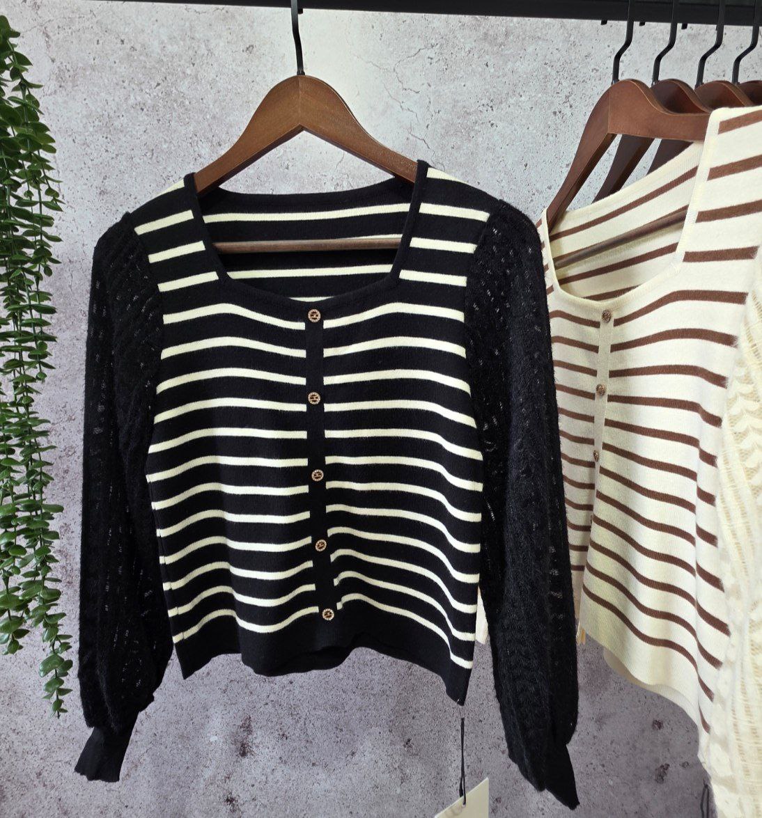 بلوز بافت مجلسی آستین گیپوری زنانه کد 418335