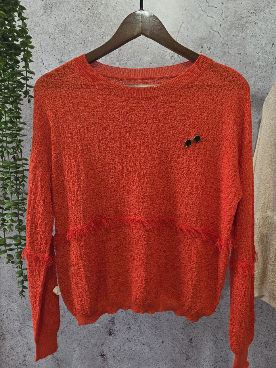 بلوز بافت اسپورت قواره دار زنانه کد 418336