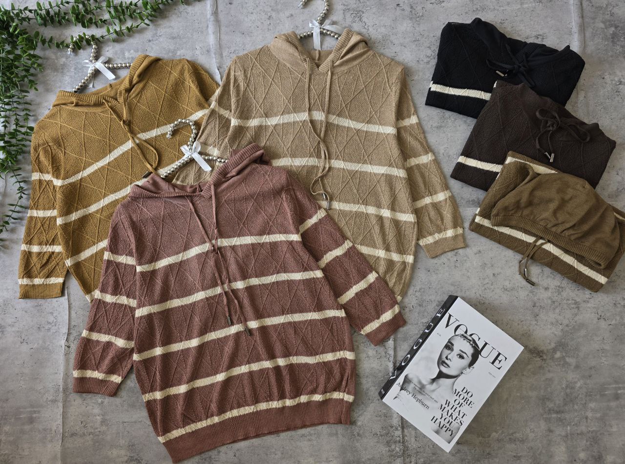 هودی بافت مجلسی اسپرت زنانه کد 418338