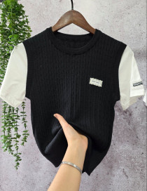 بلوز بافت طرح دو تیکه زنانه کد 418345