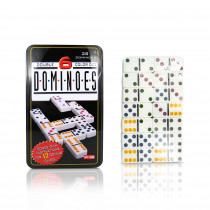 بازی فکری دومینو جعبه استیل Dominoes کد 1040