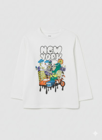 بلوز پسرانه 29227 سایز 3 تا 10 سال کد 5 مارک KIDS