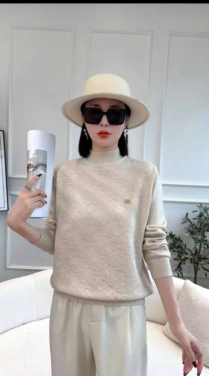 بافت یقه سه سانت زنانه کد 418475