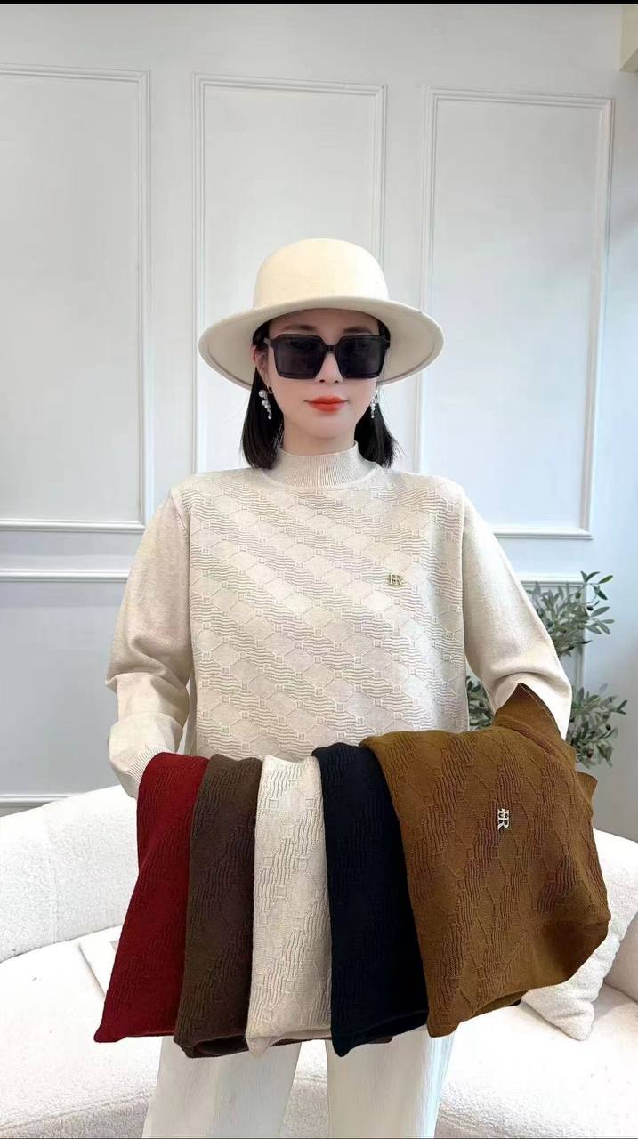 بافت یقه سه سانت زنانه کد 418475