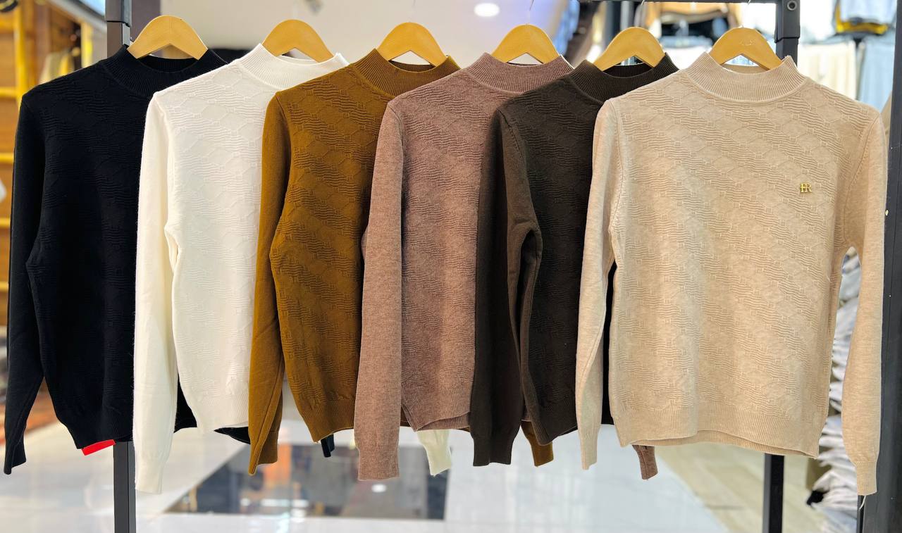 بافت یقه سه سانت زنانه کد 418475