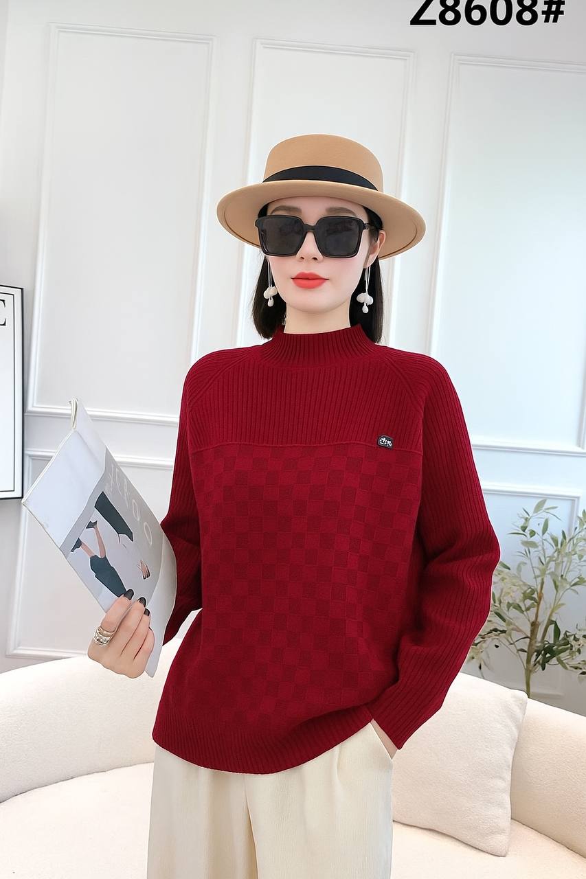 بافت یقه سه سانت زنانه کد 418478