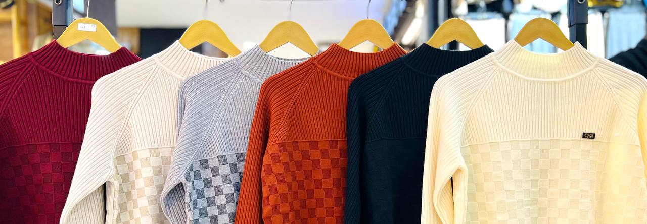 بافت یقه سه سانت زنانه کد 418478