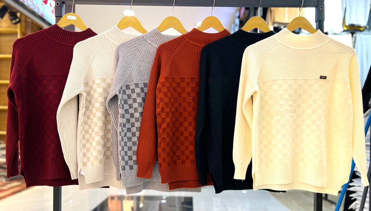 بافت یقه سه سانت زنانه کد 418478