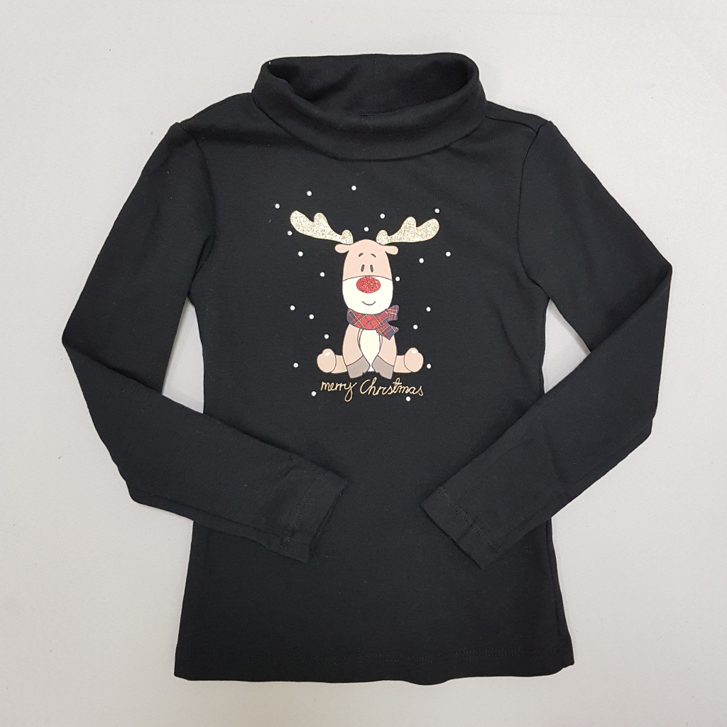 بلوز یقه اسکی دخترانه 29227 سایز 3 تا 10 سال کد 18 مارک OVS