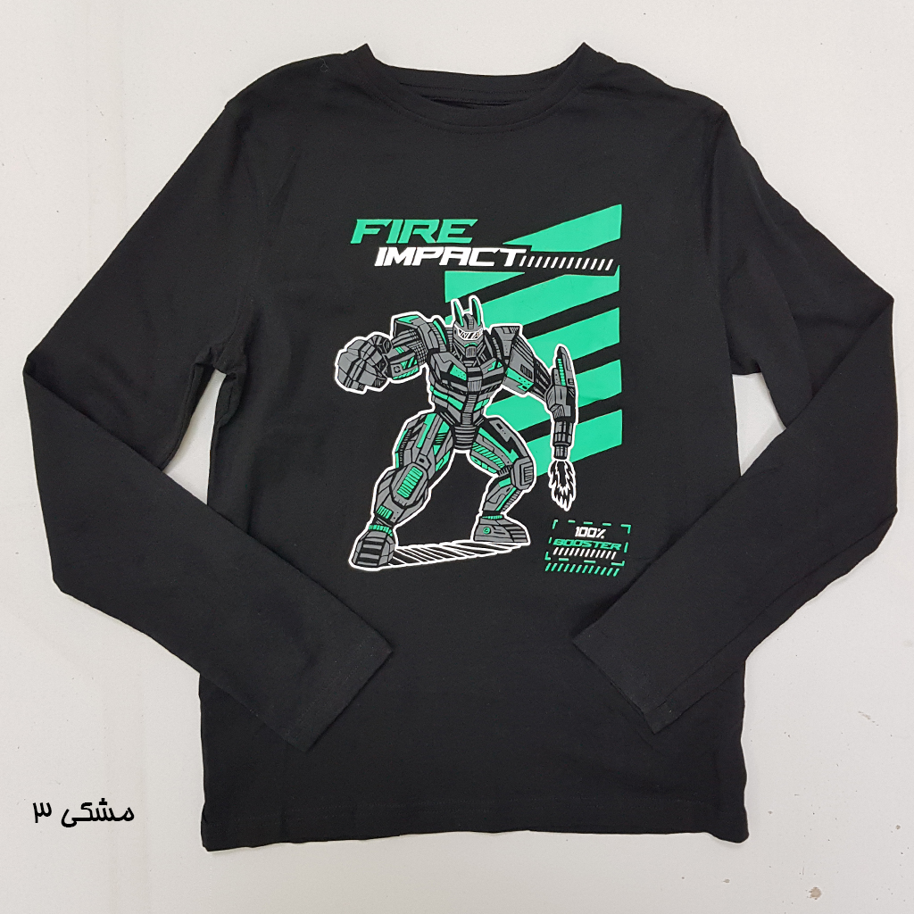 بلوز پسرانه 29227 سایز 5 تا 12 سال کد 19