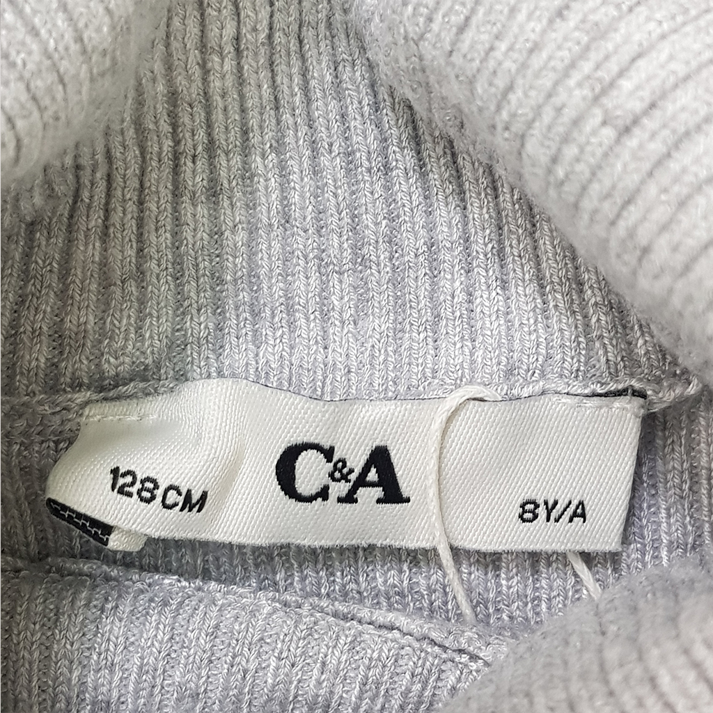 تونیک بافت یقه اسکی دخترانه 29043 سایز 8 تا 15 مارک C&A