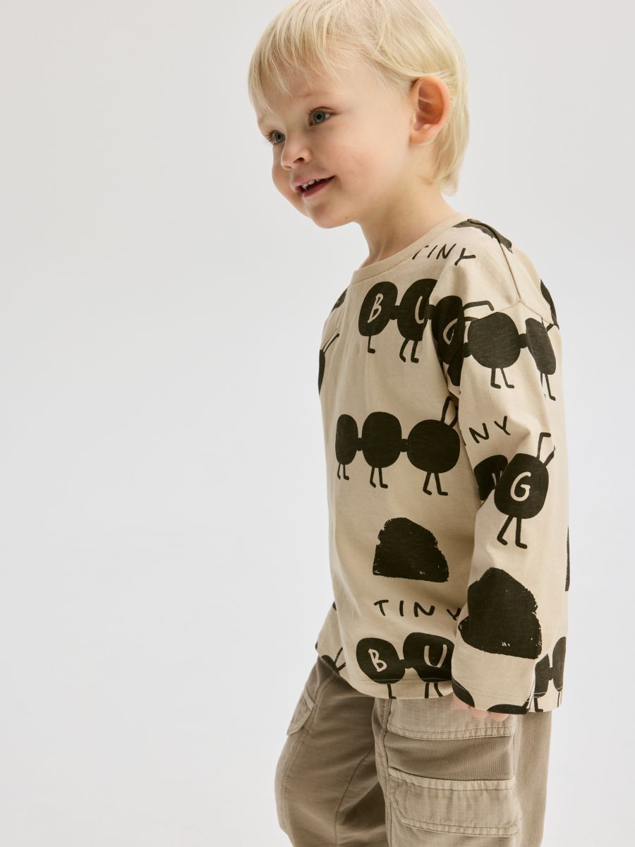 بلوز پسرانه 29227 سایز 6 ماه تا 5 سال کد 16 مارک Reserved   *