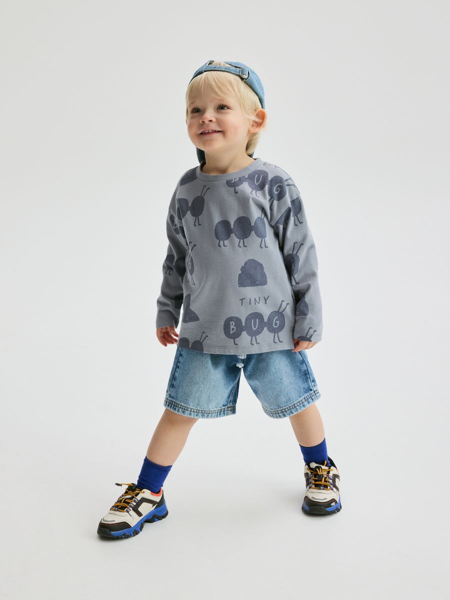 بلوز پسرانه 29227 سایز 6 ماه تا 5 سال کد 16 مارک Reserved   *