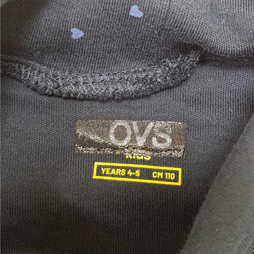 بلوز یقه اسکی دخترانه 29227 سایز 12 ماه تا 10 سال کد 17 مارک OVS   *