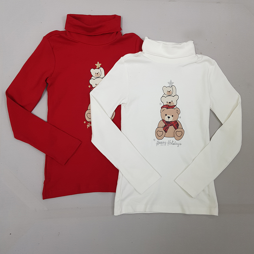 بلوز یقه اسکی دخترانه 29227 سایز 3 تا 10 سال کد 20   *