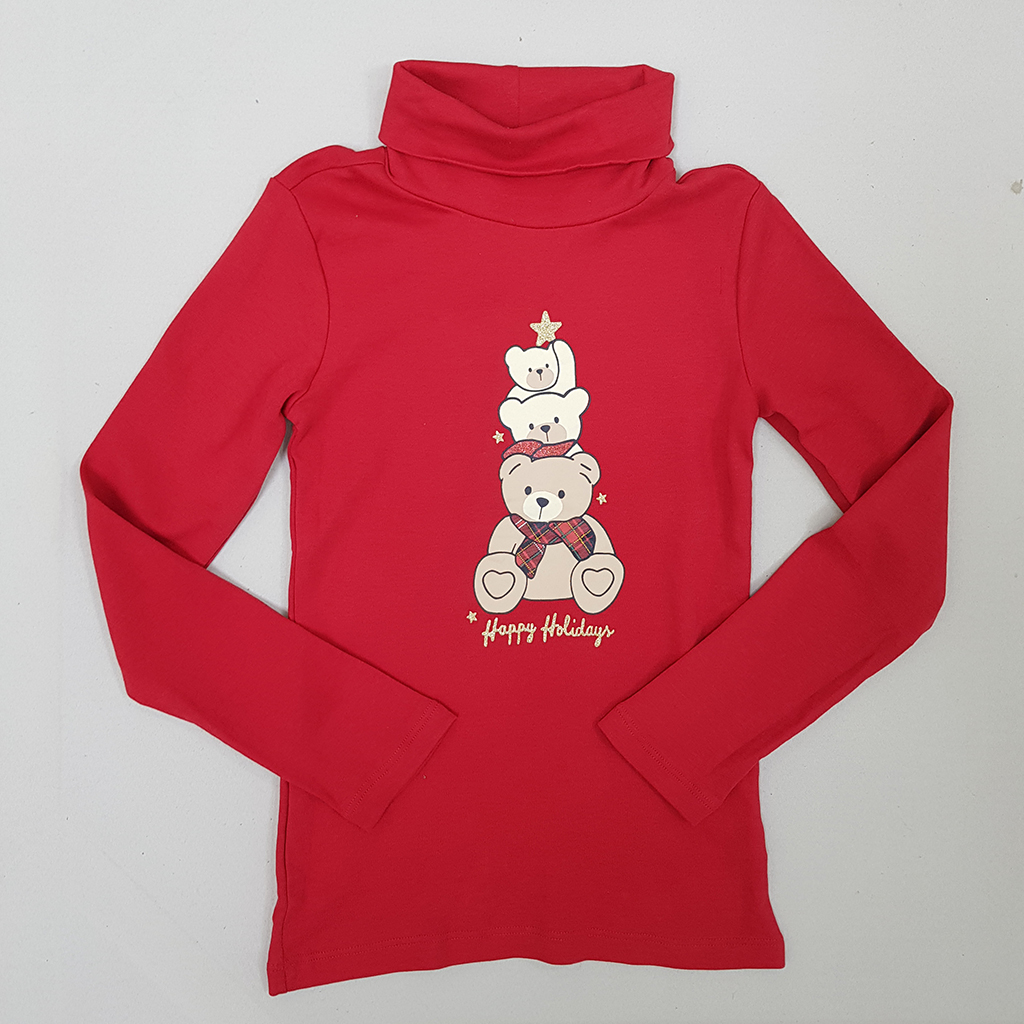 بلوز یقه اسکی دخترانه 29227 سایز 3 تا 10 سال کد 20   *