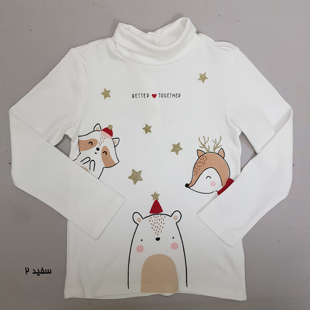 بلوز دخترانه 29227 سایز 9 ماه تا 10 سال کد 24   *