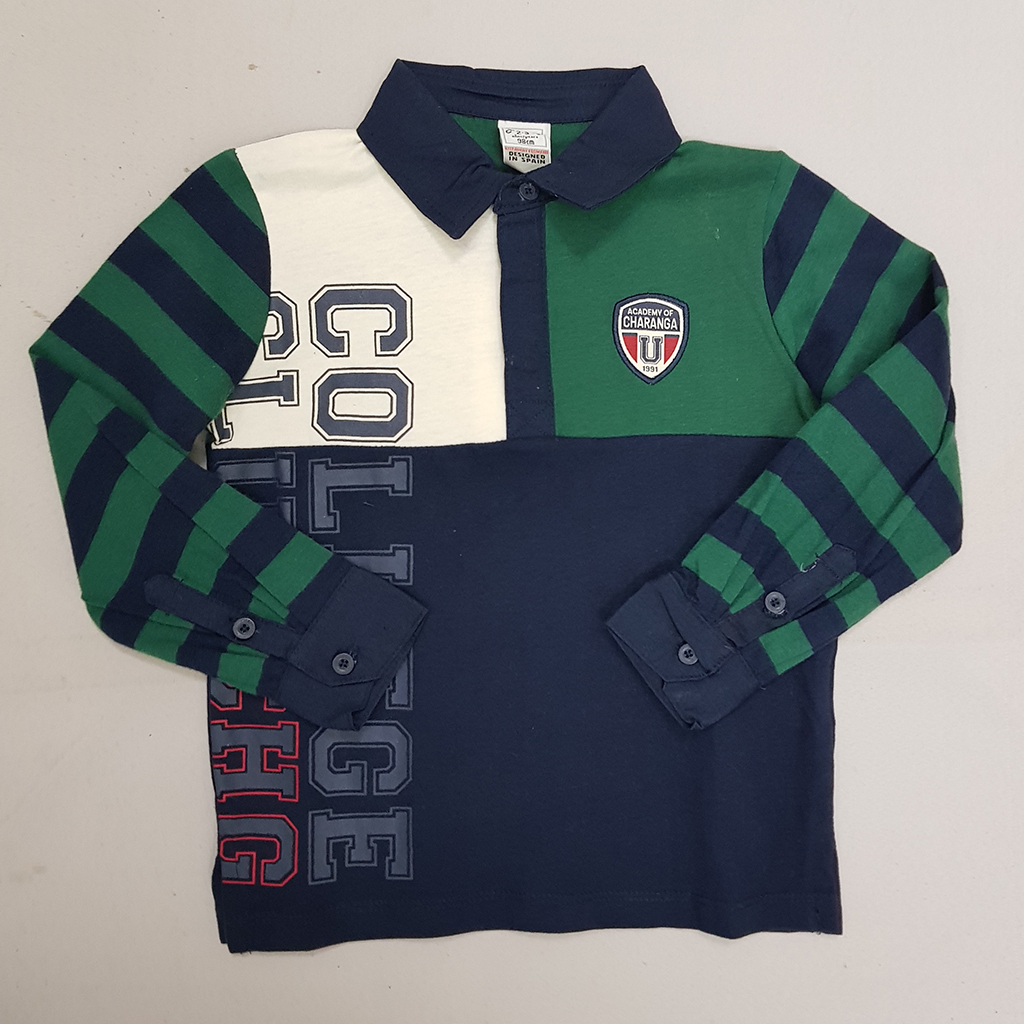 بلوز یقه دار پسرانه 29269 سایز 2 تا 12 سال مارکcharanga