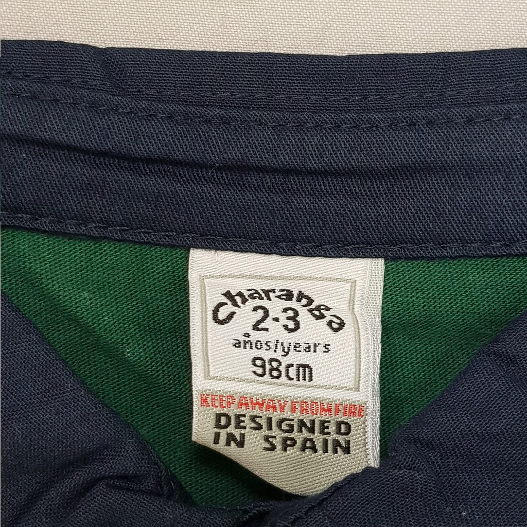 بلوز یقه دار پسرانه 29269 سایز 2 تا 12 سال مارکcharanga