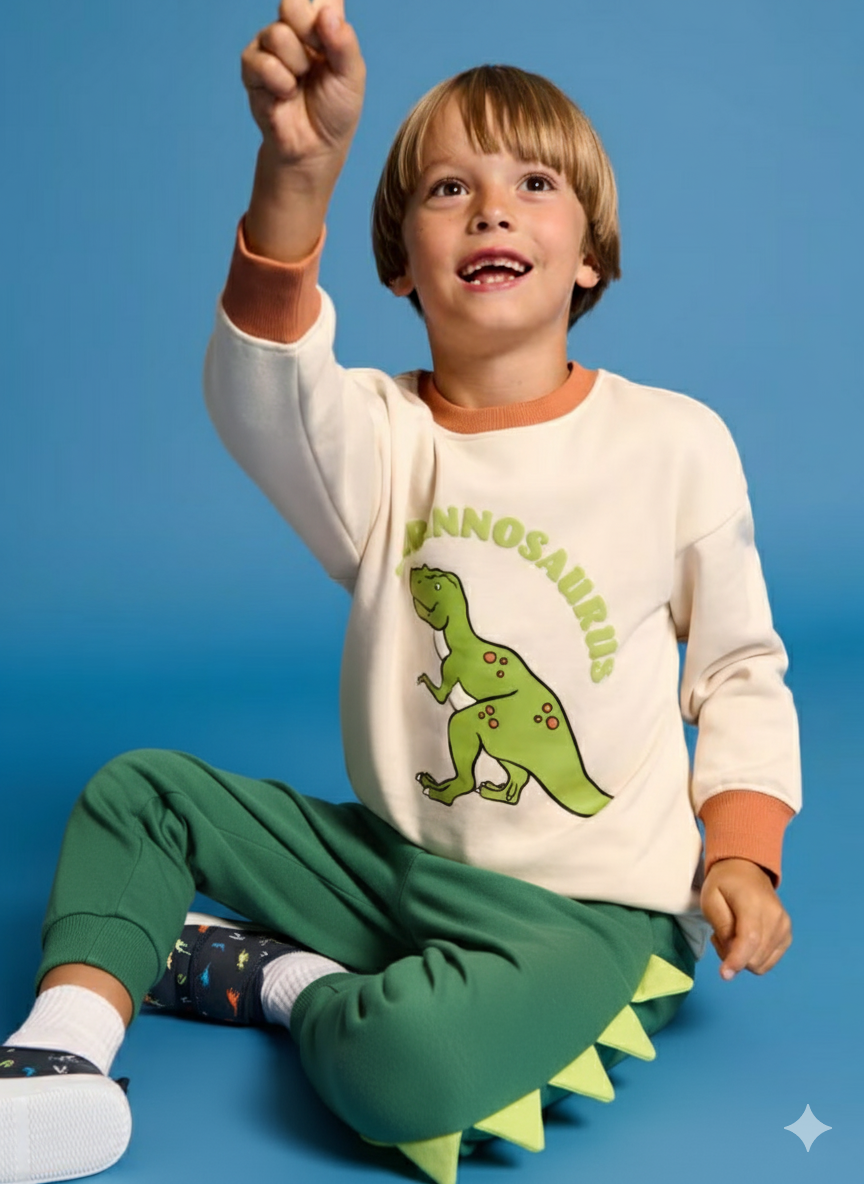 ست پلیور شلوار پسرانه 29267 سایز 3 تا 10 سال مارک SINSAY