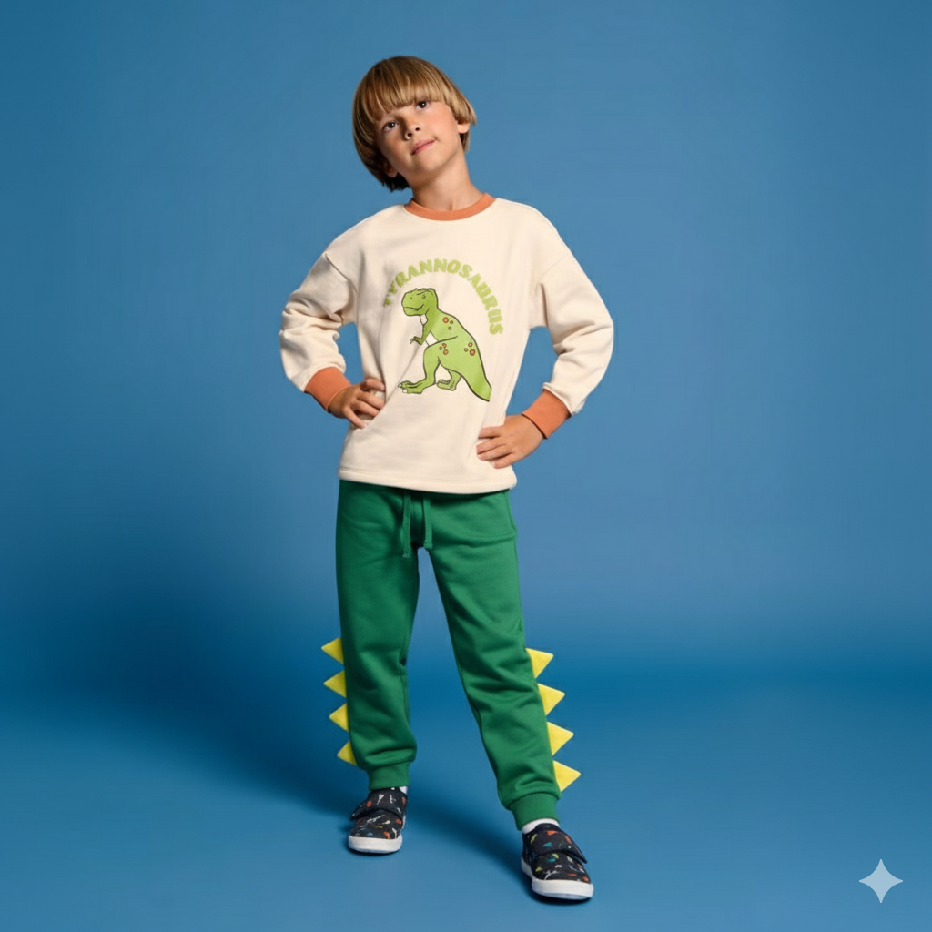 ست پلیور شلوار پسرانه 29267 سایز 3 تا 10 سال مارک SINSAY