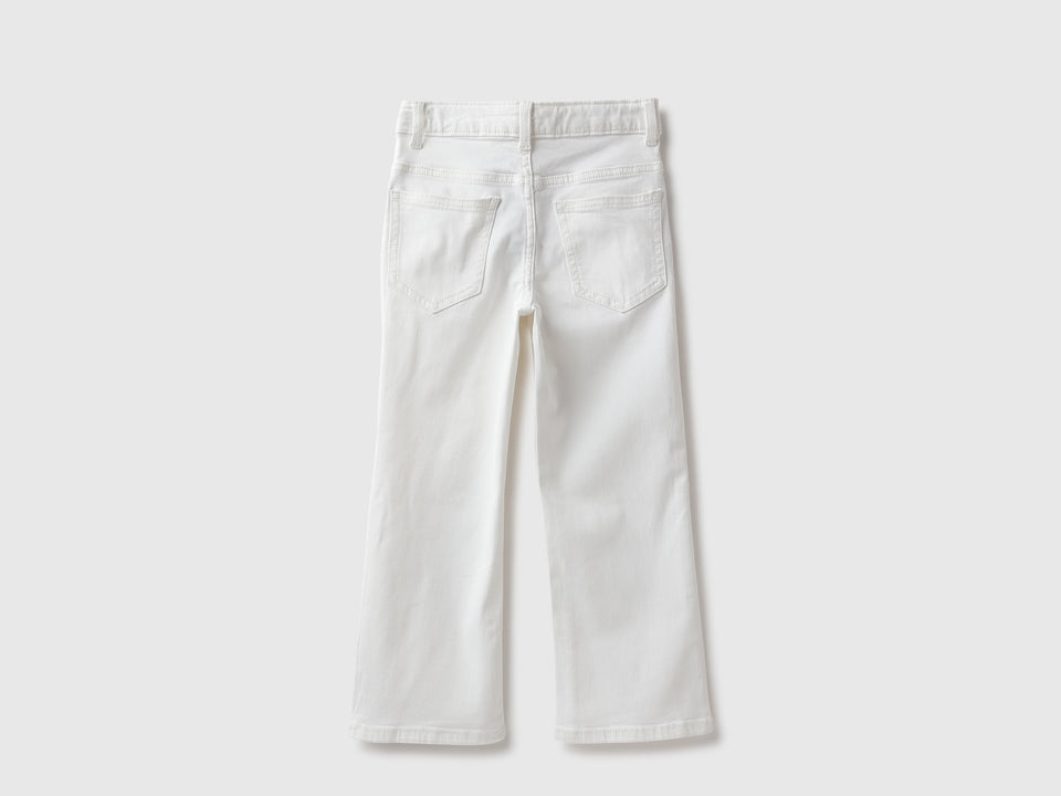 شلوار کتان دخترانه 29252 سایز 8 تا 18 سال مارک United Of Color Benetton