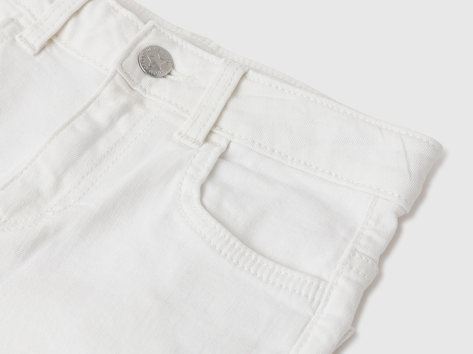 شلوار کتان دخترانه 29252 سایز 8 تا 18 سال مارک United Of Color Benetton