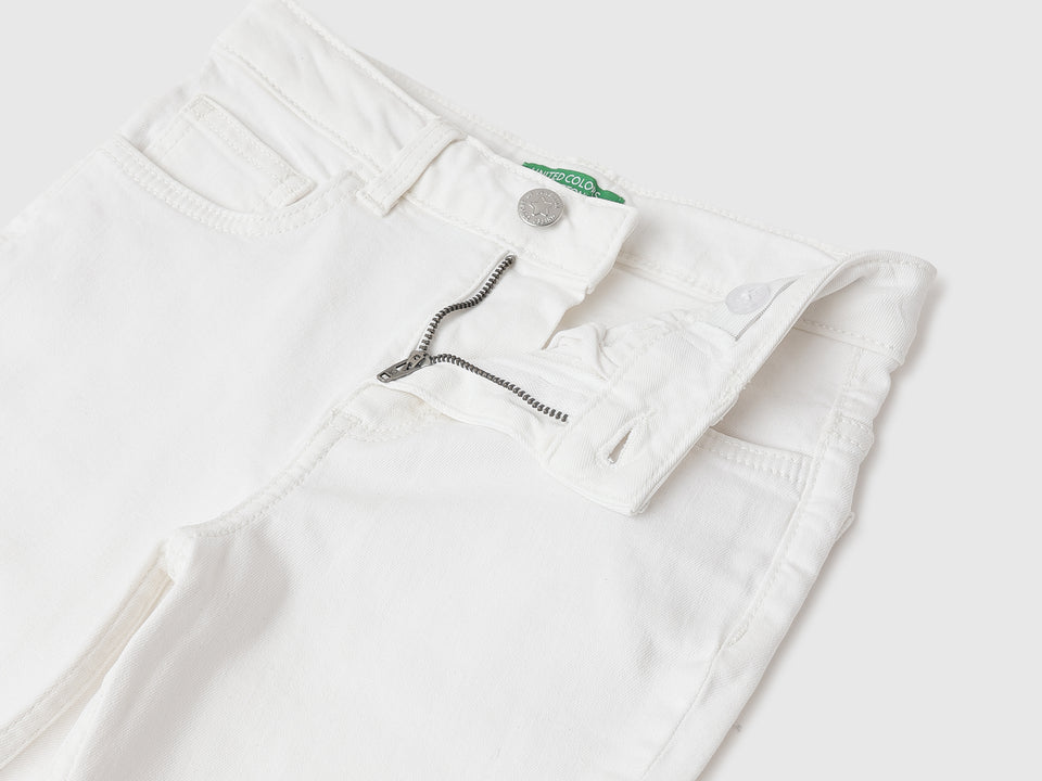 شلوار کتان دخترانه 29252 سایز 8 تا 18 سال مارک United Of Color Benetton