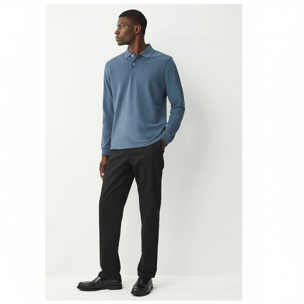 بلوز یقه دار مردانه 29236 مارک POLANCO