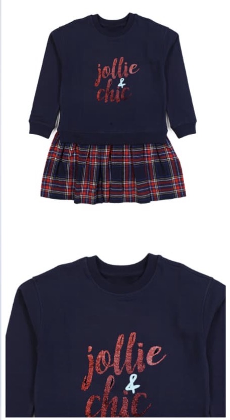 سارافون دخترانه 29268 سایز 2 تا 12 سال