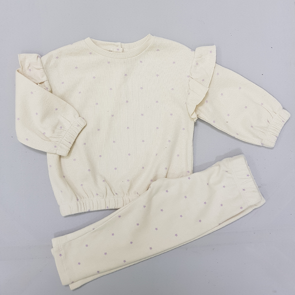 ست پلیور شلوار دخترانه 29255 سایز 9 ماه تا 8 سال مارک LC WALKIKI