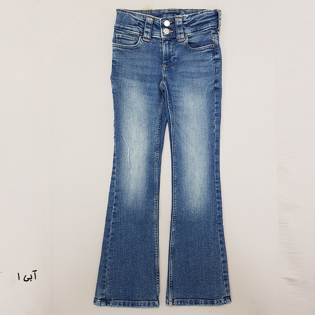 شلوار جینز بوت کات دخترانه 29239 سایز 8 تا 15 سال مارک H&M
