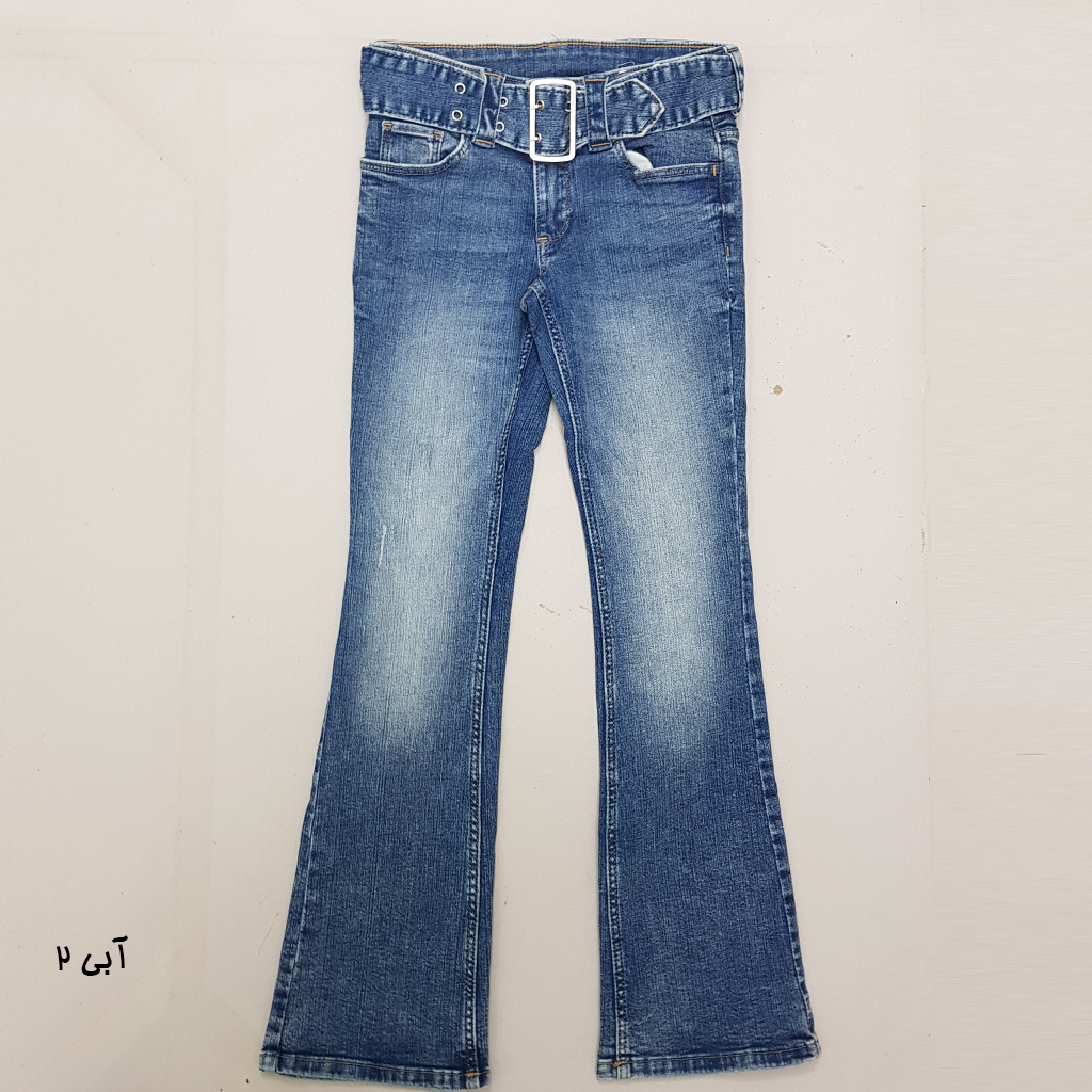 شلوار جینز بوت کات دخترانه 29239 سایز 8 تا 15 سال مارک H&M
