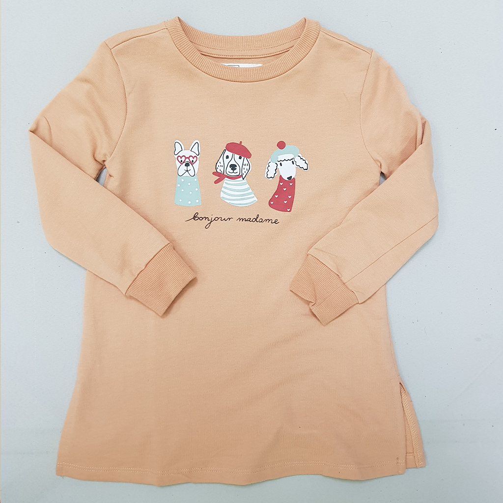 بلوز بلند دخترانه 29215 سایز 3 تا 10 سال مارک SINSAY