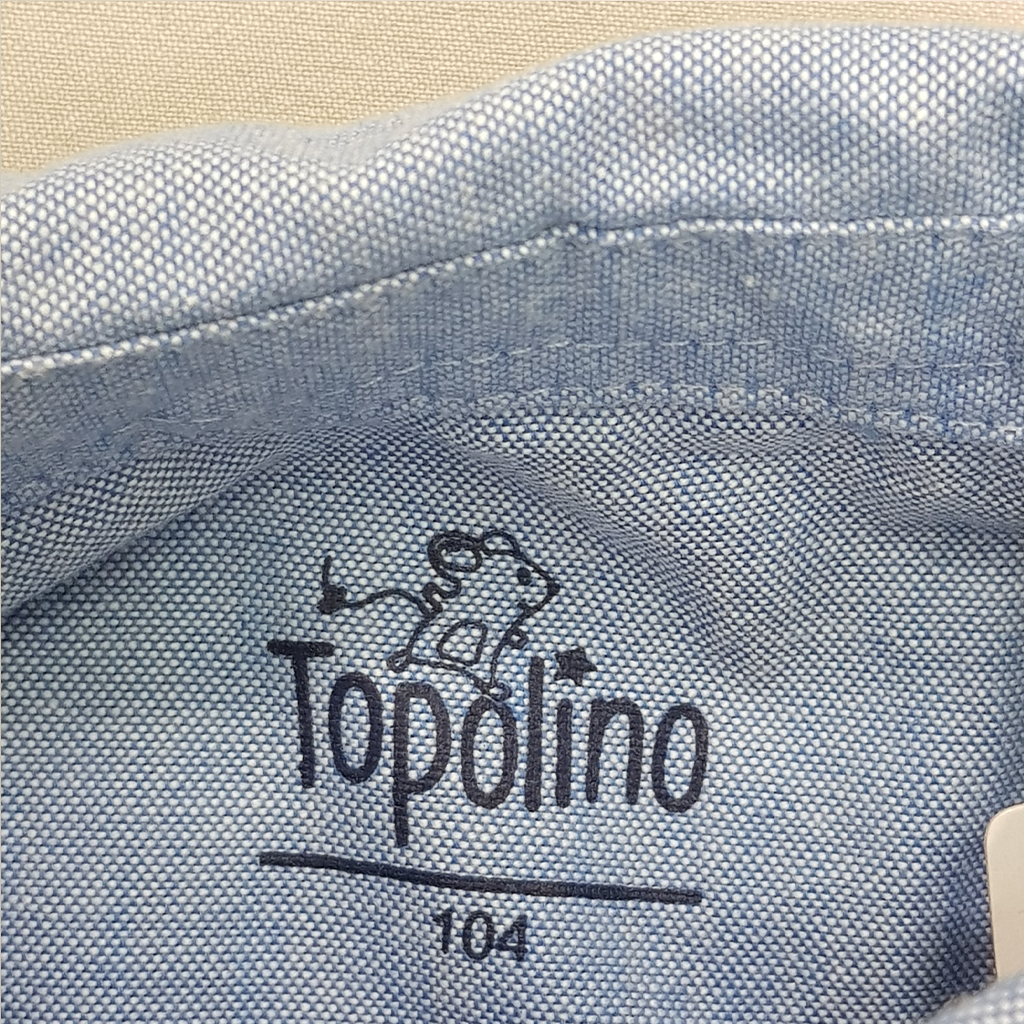 بلوز یقه دار پسرانه 29213 سایز 3 تا 8 سال مارک TOPOLINO